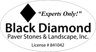 Black Diamond Paver Stones Landscape, Black Diamond Landscape