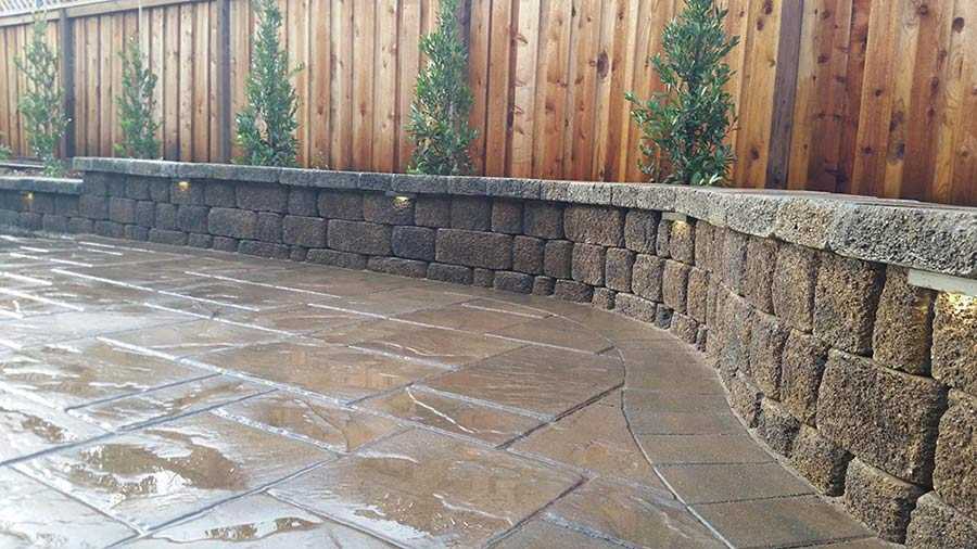 paver patio paver stones paver wall retaining wall landscape