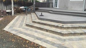 paver patio paver stones paver wall retaining wall landscape steps