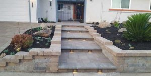 paver patio paver stones paver wall retaining wall landscape steps