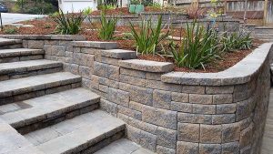 paver patio paver stones paver wall retaining wall landscape steps