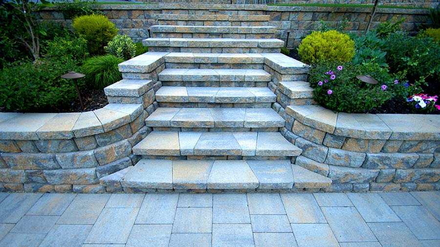 paver patio paver stones paver wall retaining wall landscape steps