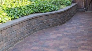 paver patio paver stones paver wall retaining wall landscape steps