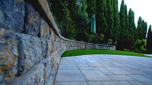 paver patio paver stones paver wall retaining wall landscape steps synthetic lawn