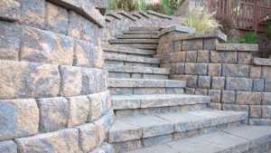 paver patio paver stones paver wall retaining wall landscape steps