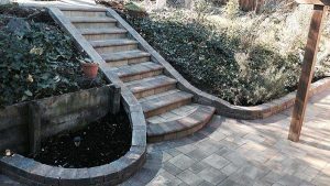 paver patio paver stones paver wall retaining wall landscape steps