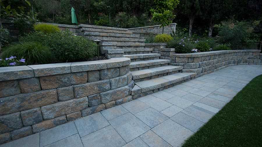 paver patio paver stones paver wall retaining wall landscape steps