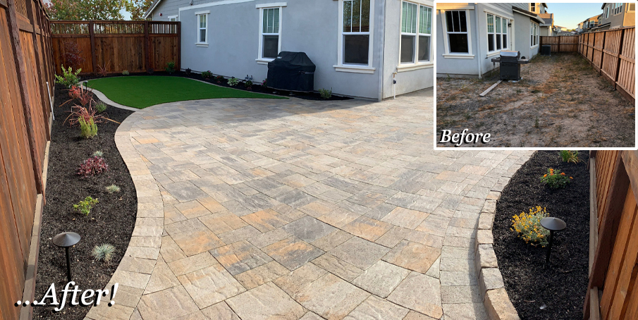 backyard transformation