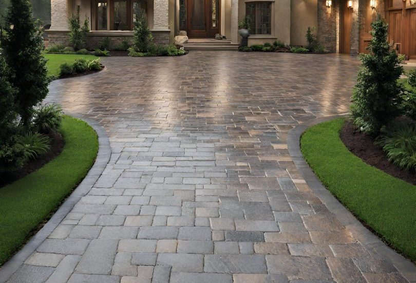 Paver Stone Driveway