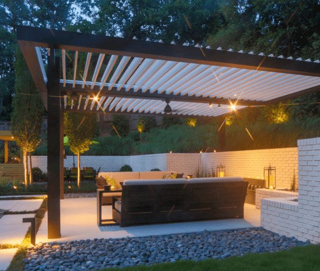 A San Jose backyard with a pergola